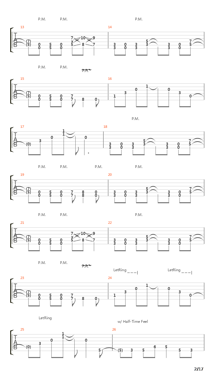 What Drives The Weak吉他谱