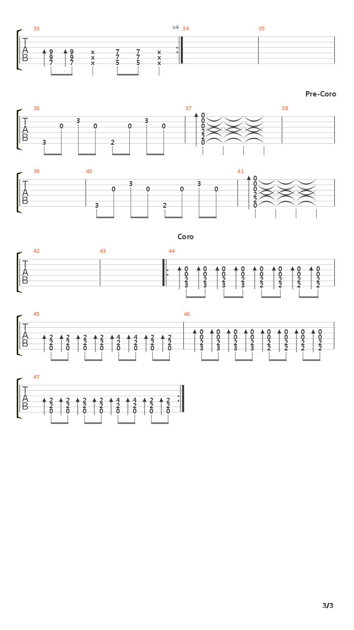 Si Te Vas吉他谱