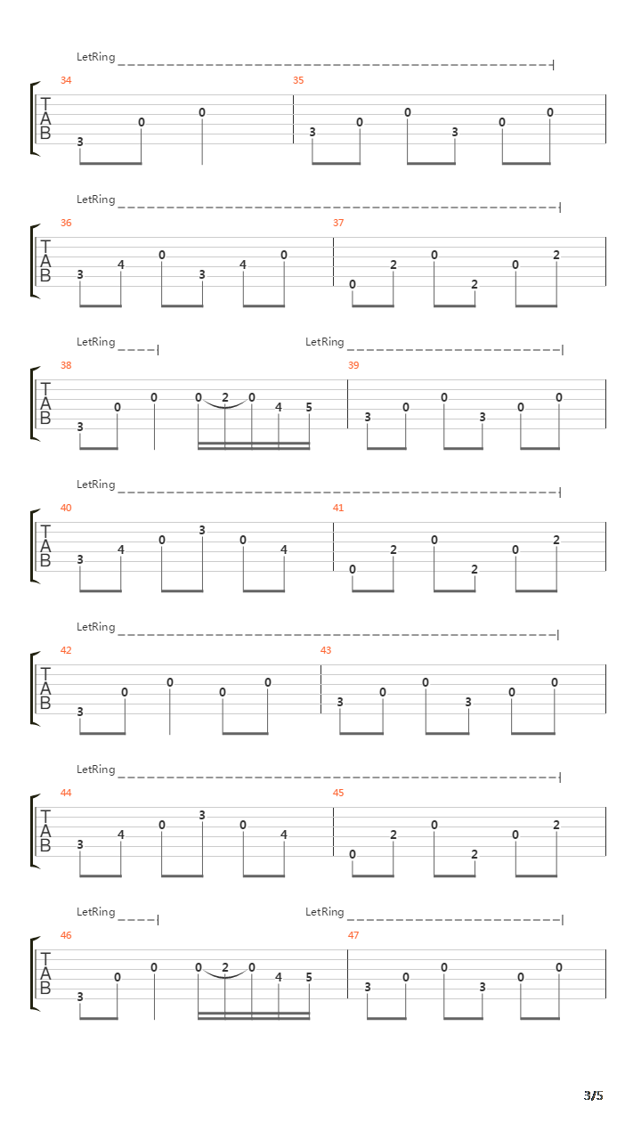 45吉他谱