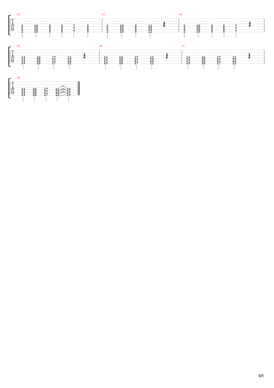 Break吉他谱