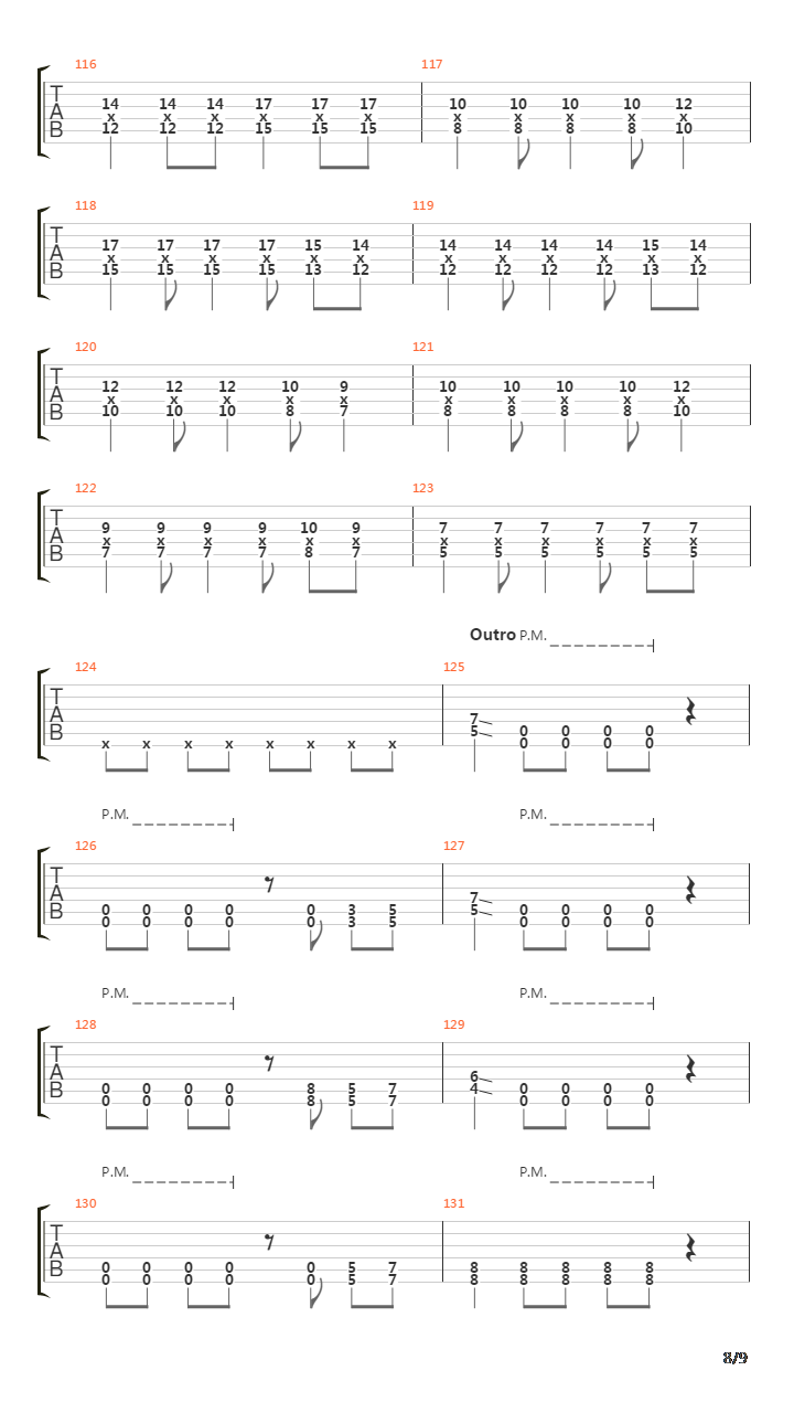 Massachusetts吉他谱