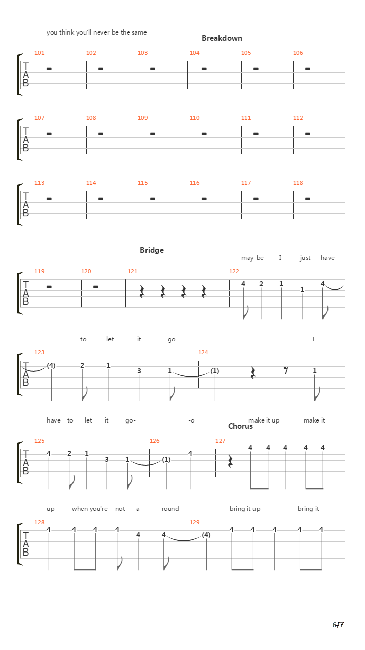 Sound Of The Sun吉他谱