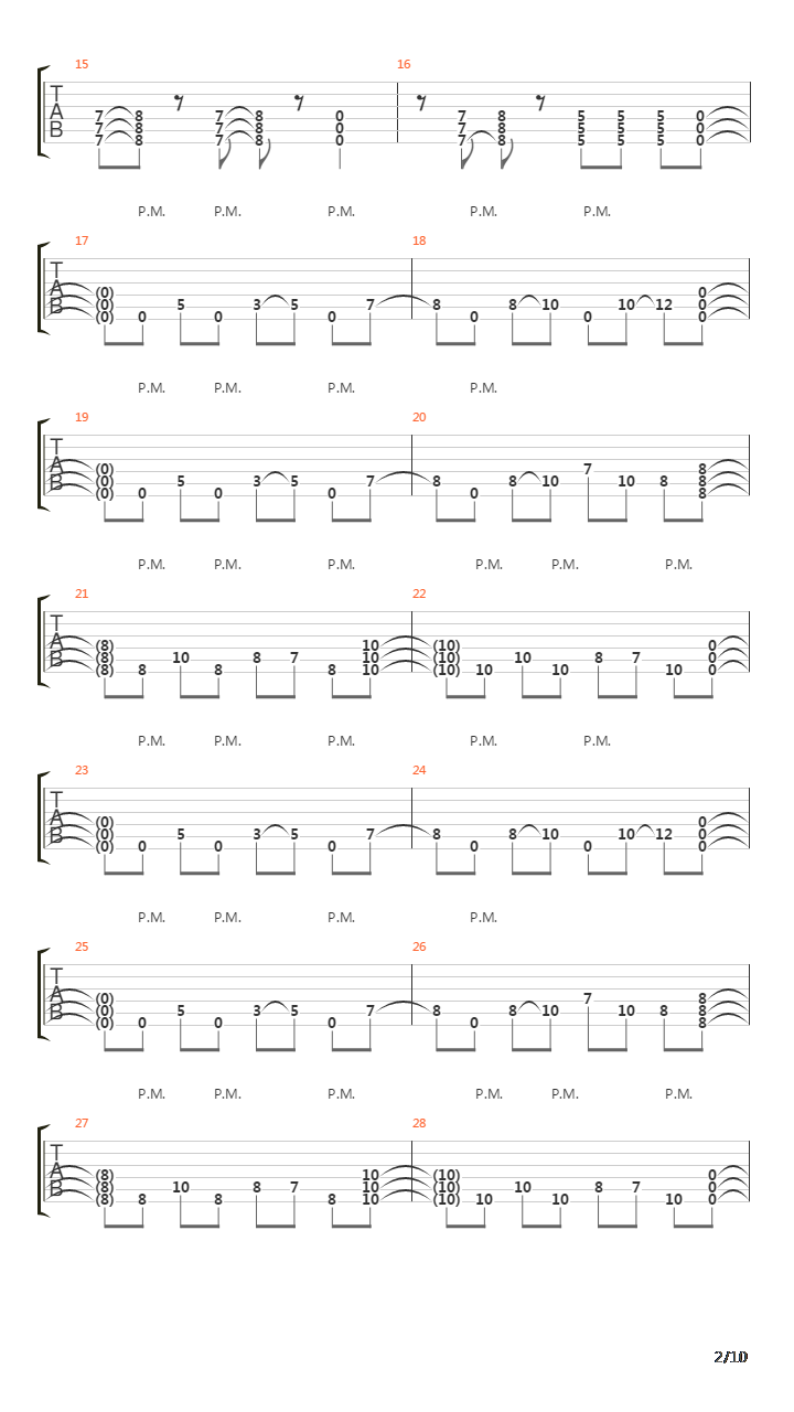 Vices吉他谱