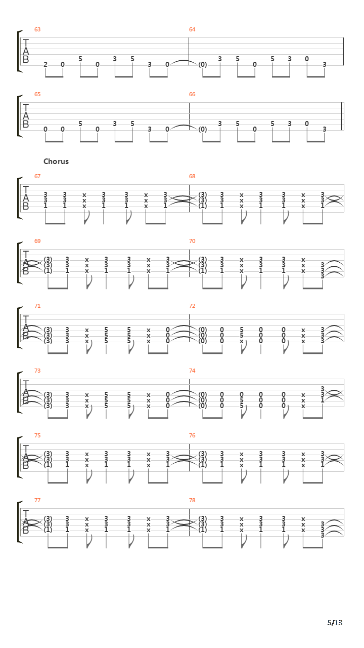 Mean Spirits吉他谱