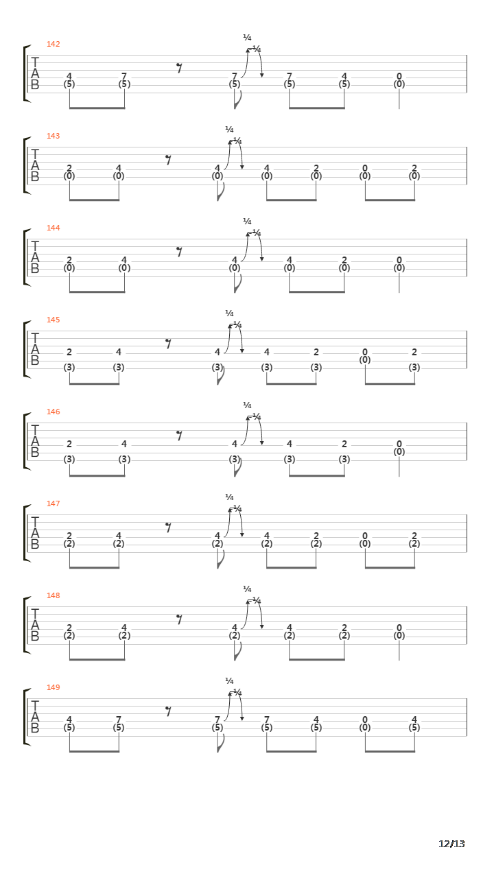 Substitution吉他谱