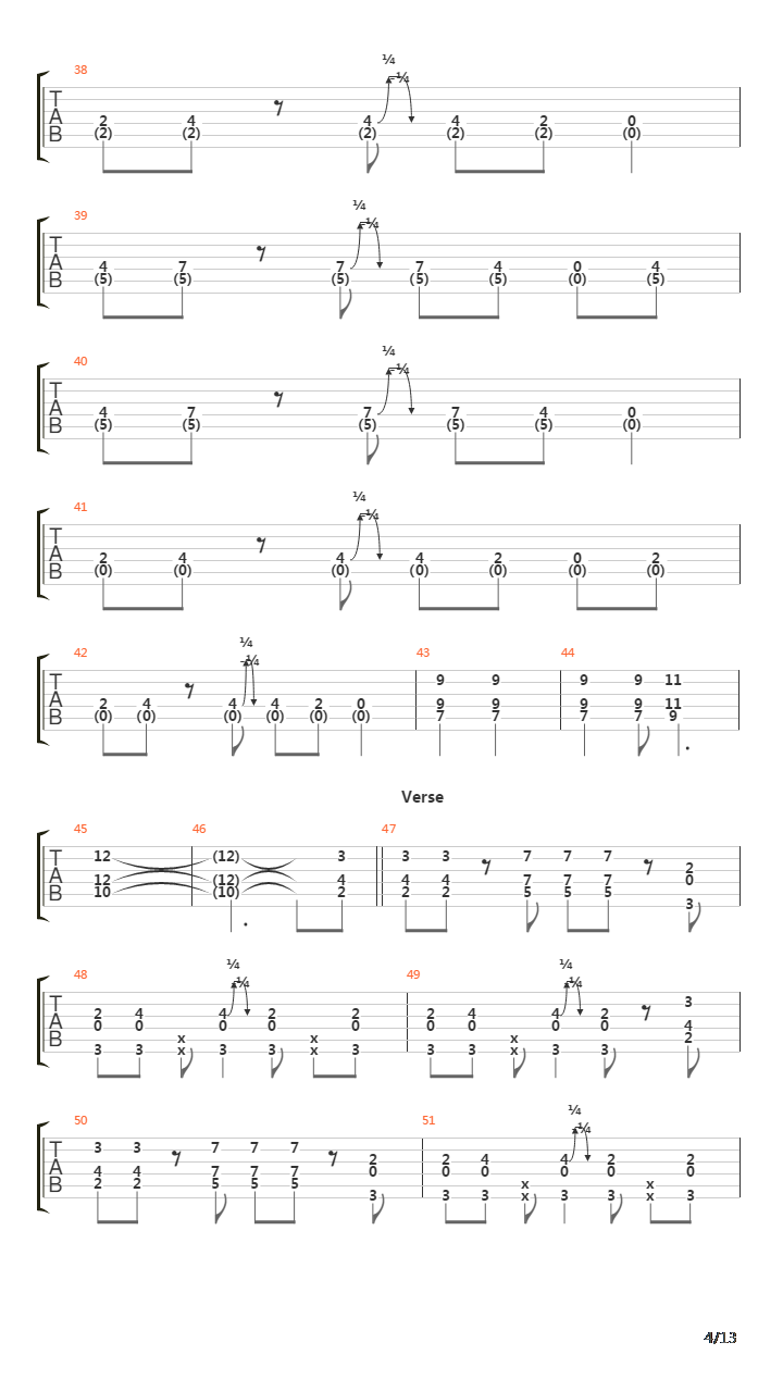 Substitution吉他谱