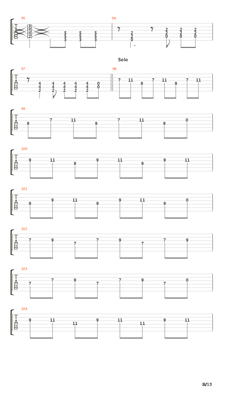 Substitution吉他谱