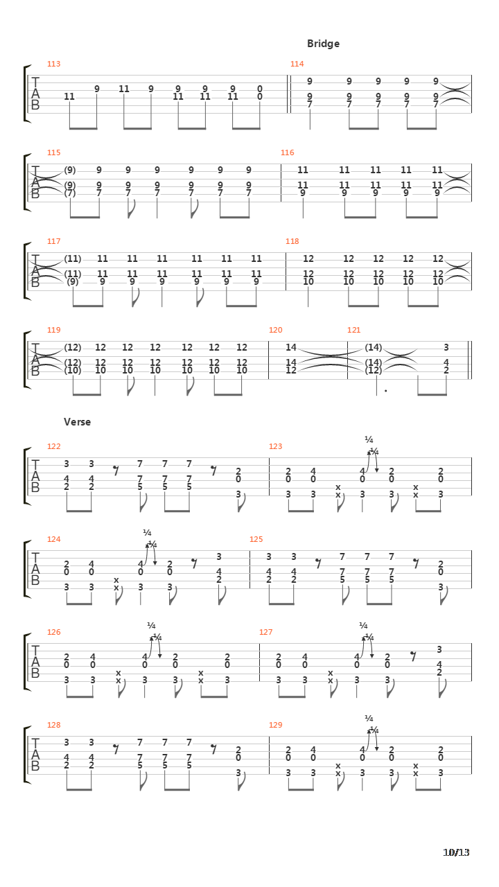 Substitution吉他谱