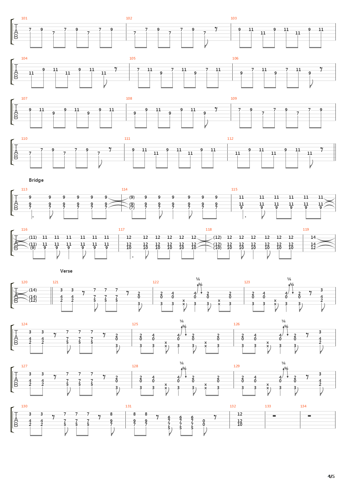 Substitution吉他谱