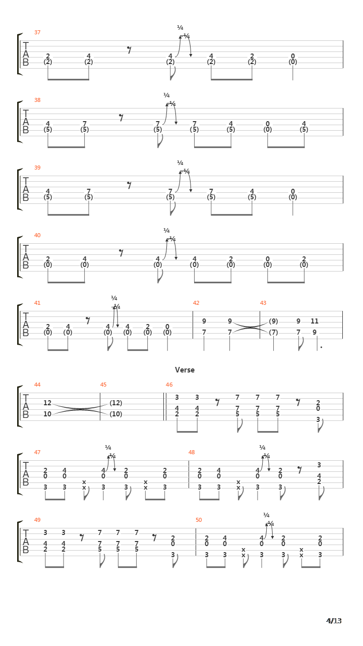 Substitution吉他谱