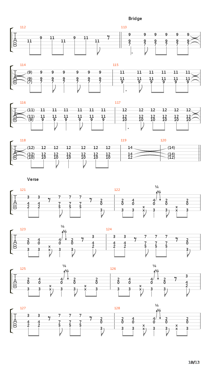 Substitution吉他谱