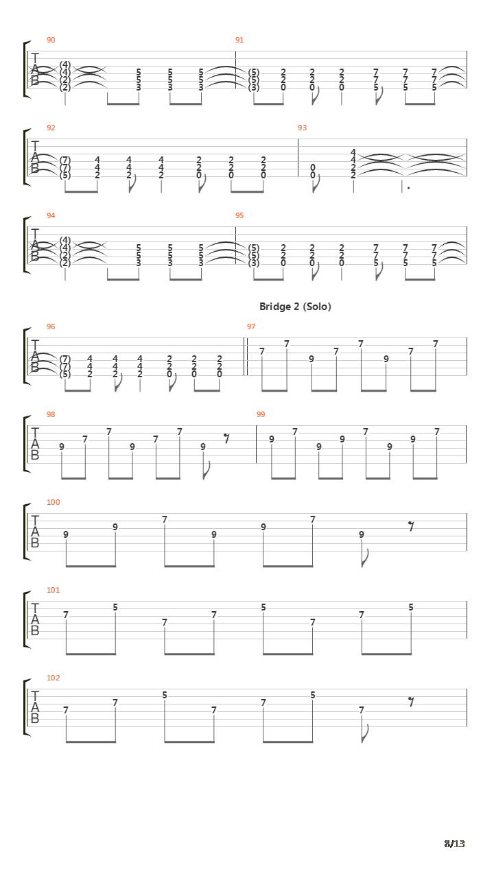 Substitution吉他谱