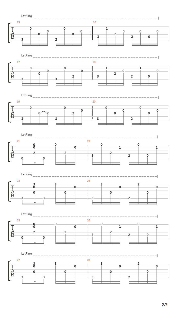 A Poem On The Underground Wall吉他谱