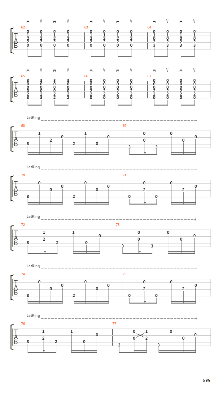 A Poem On The Underground Wall吉他谱