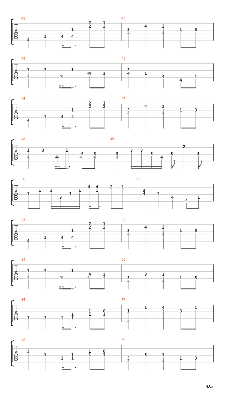 1959吉他谱