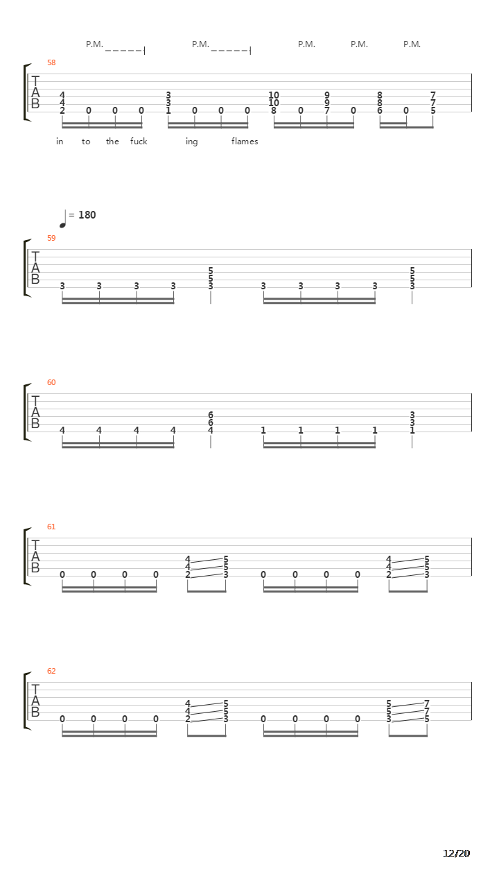 Decomposition Of The Human Race吉他谱