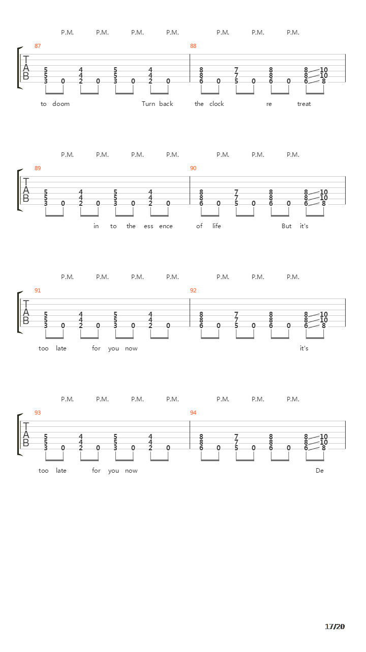 Decomposition Of The Human Race吉他谱