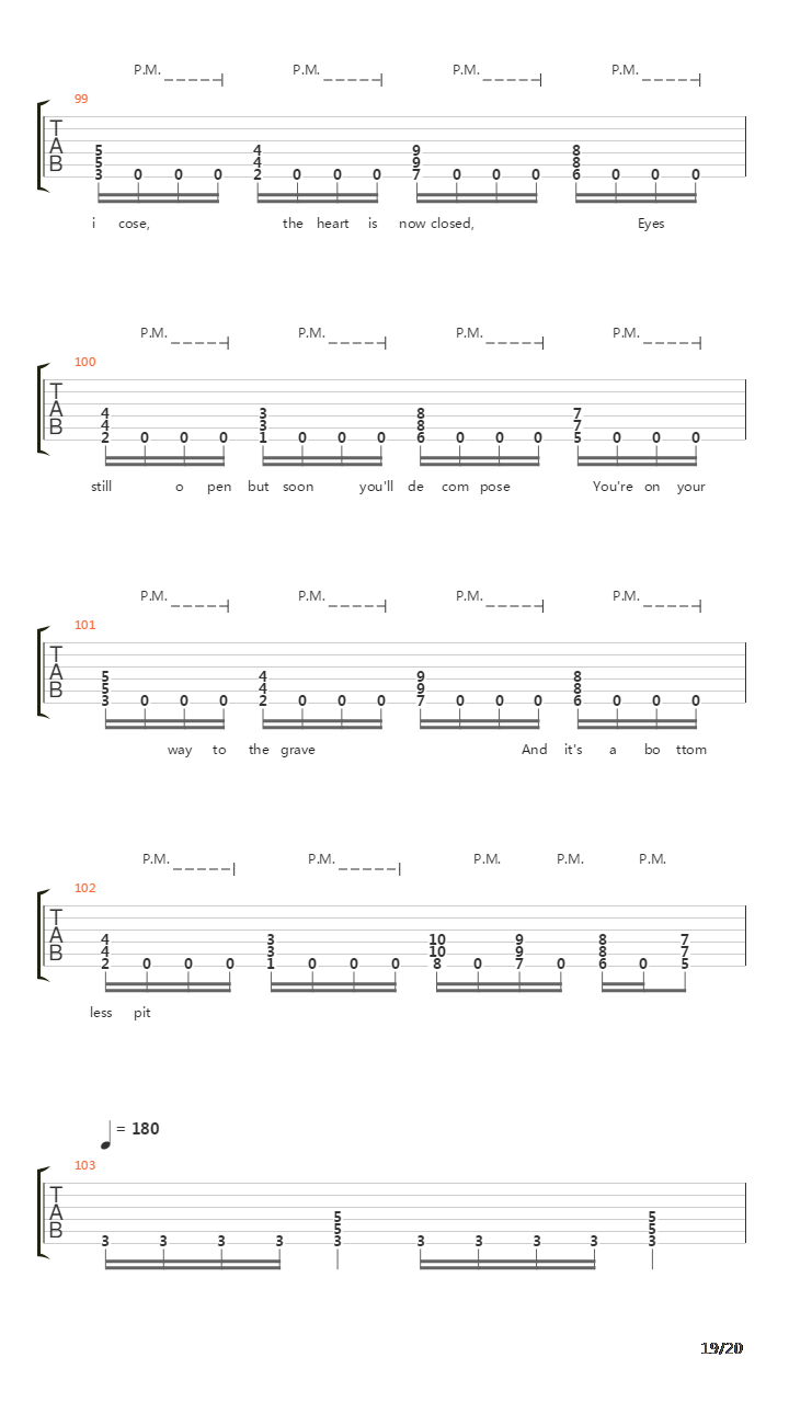 Decomposition Of The Human Race吉他谱