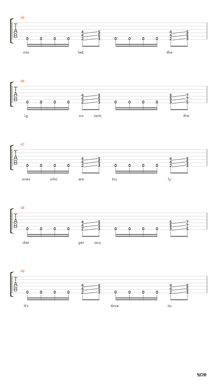 Decomposition Of The Human Race吉他谱