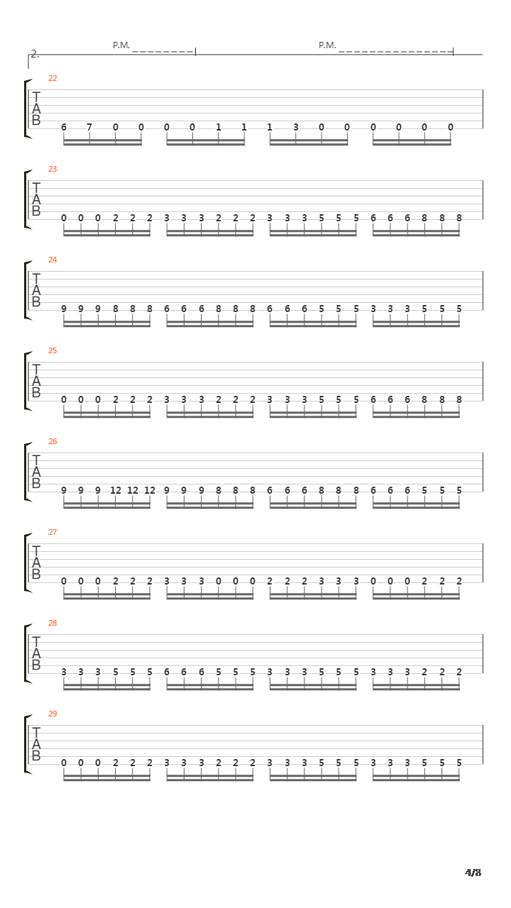 Delayed Combustion Device吉他谱