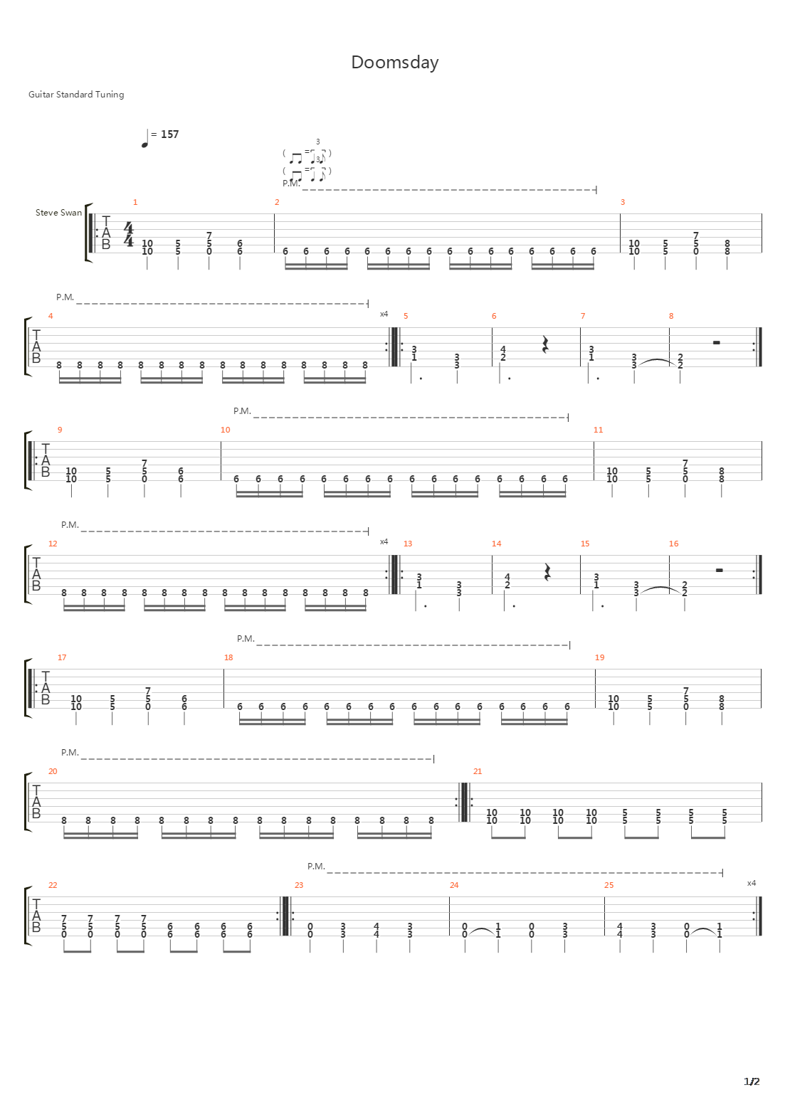 Doomsday吉他谱