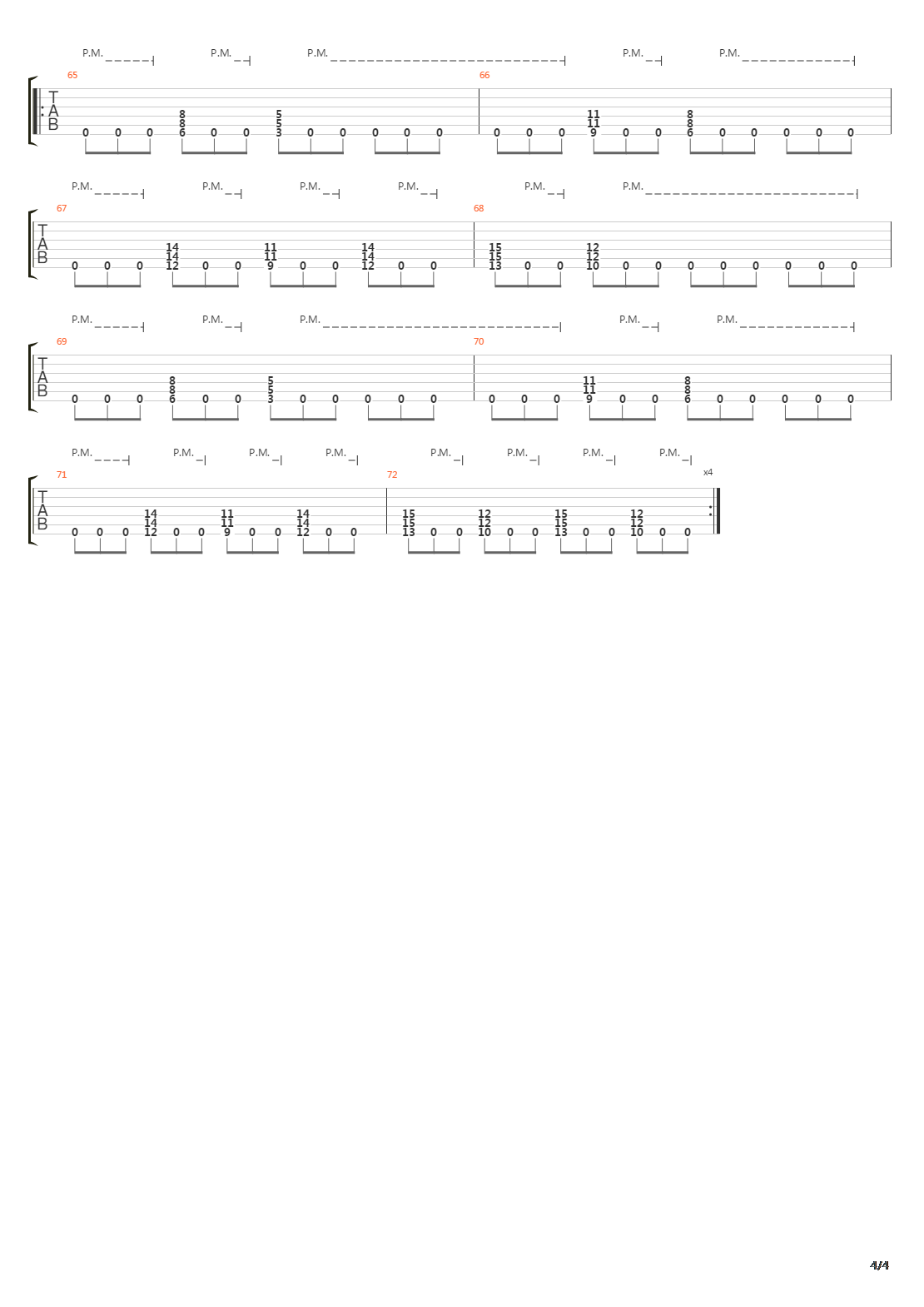 Near Death Experience吉他谱