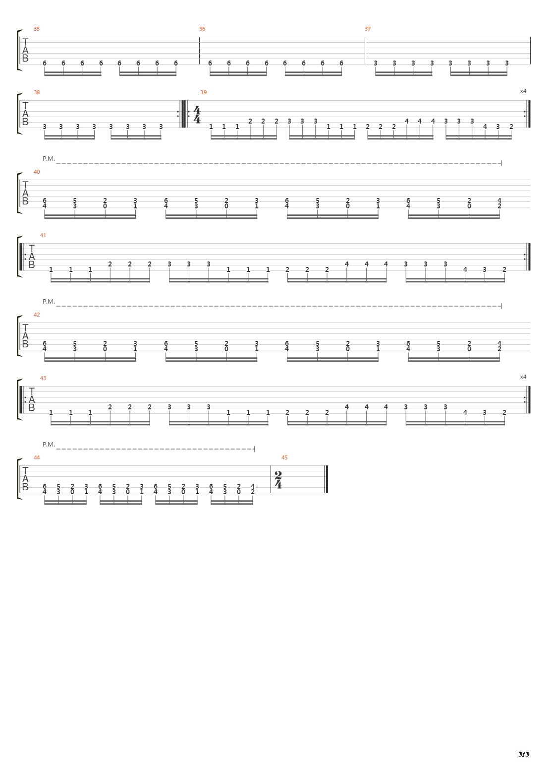 Stump吉他谱