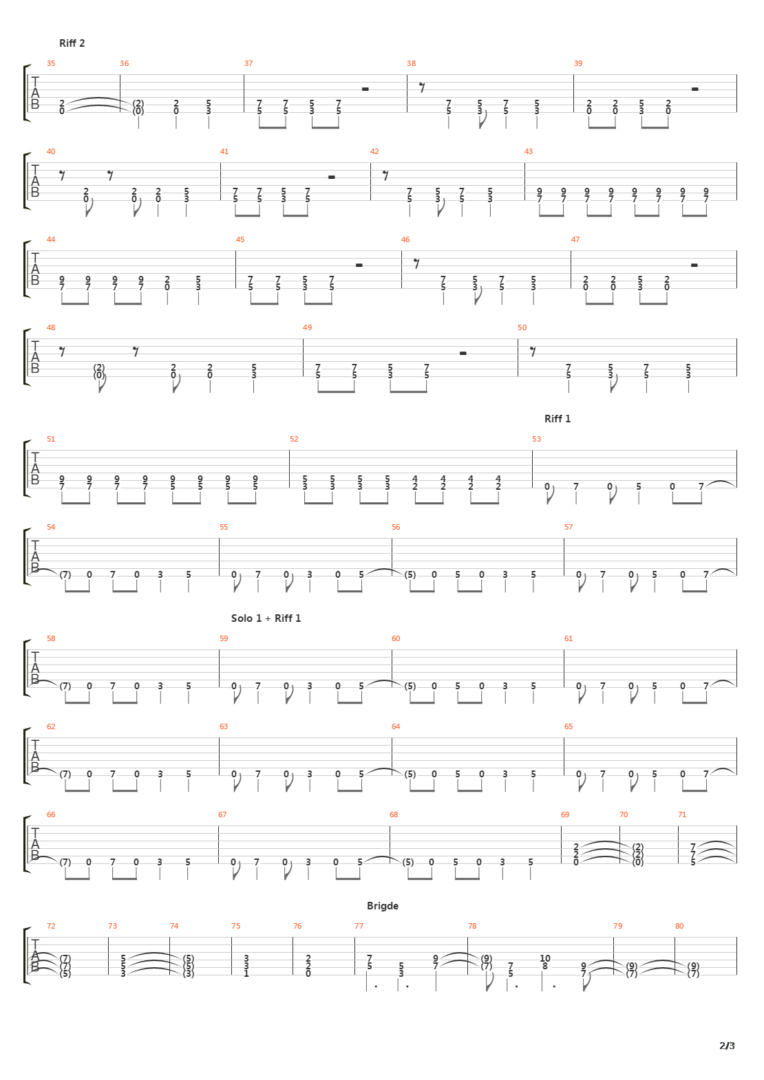 War Machine吉他谱