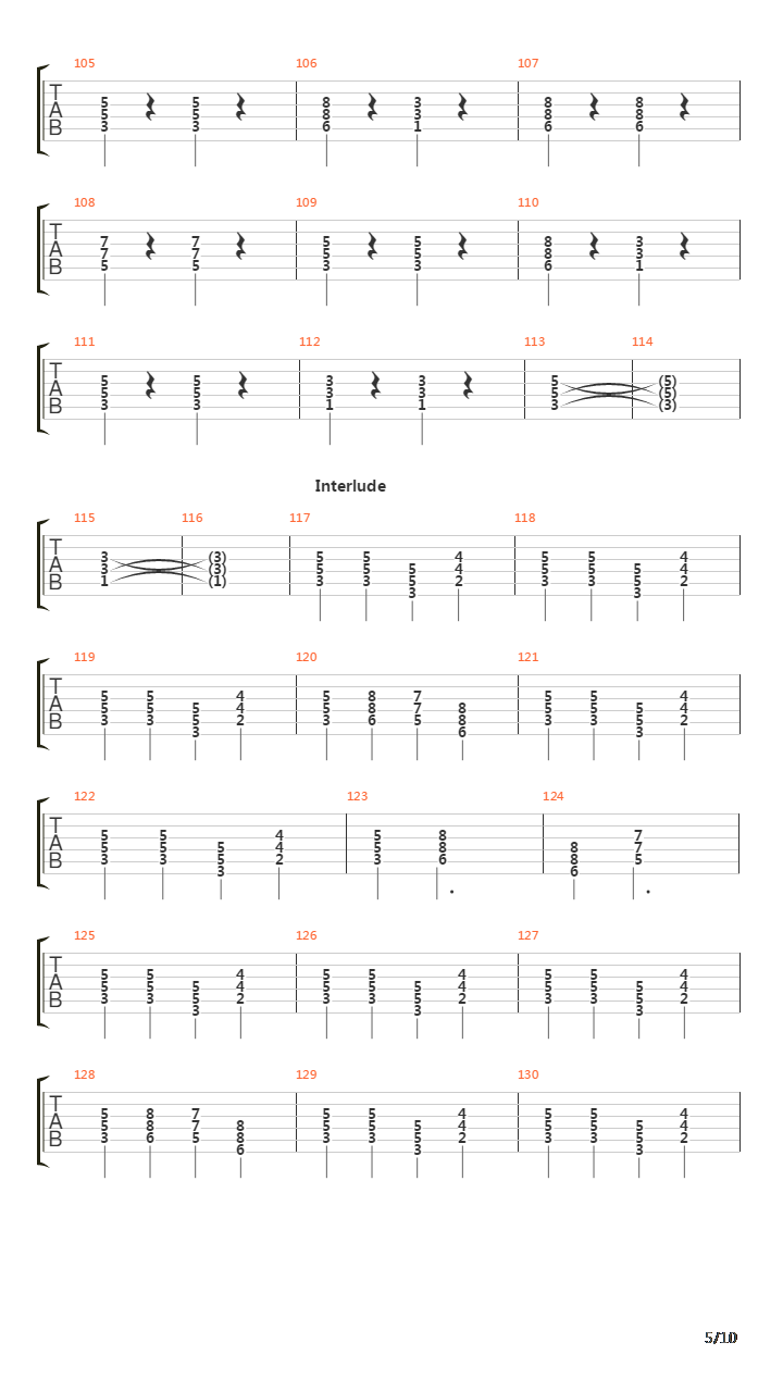 Estampida吉他谱