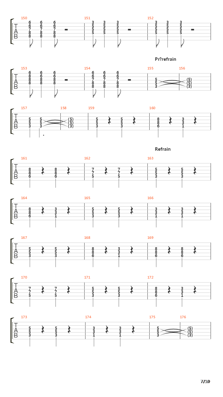 Estampida吉他谱