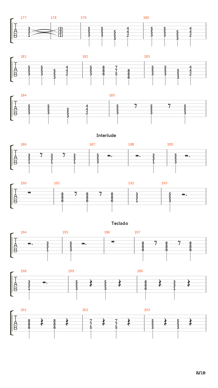 Estampida吉他谱