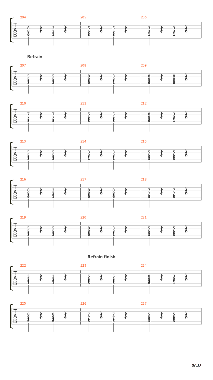 Estampida吉他谱