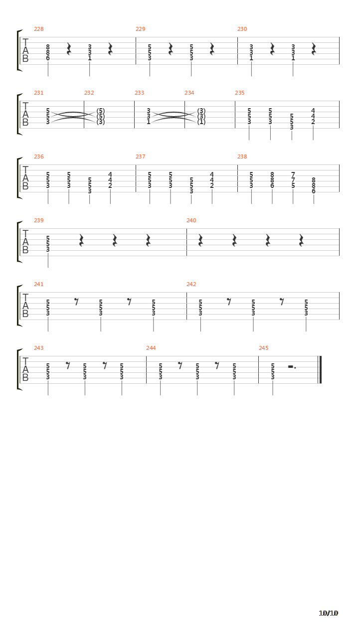 Estampida吉他谱