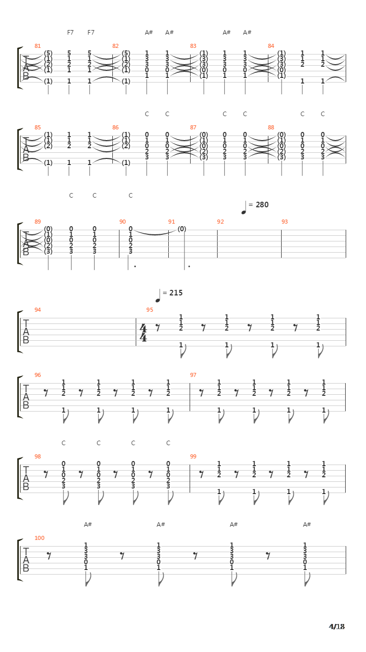 Kasposos吉他谱