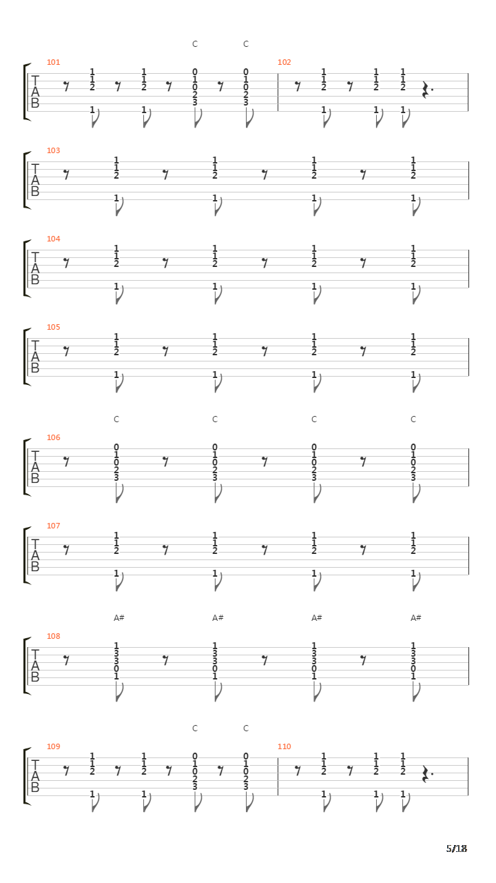 Kasposos吉他谱