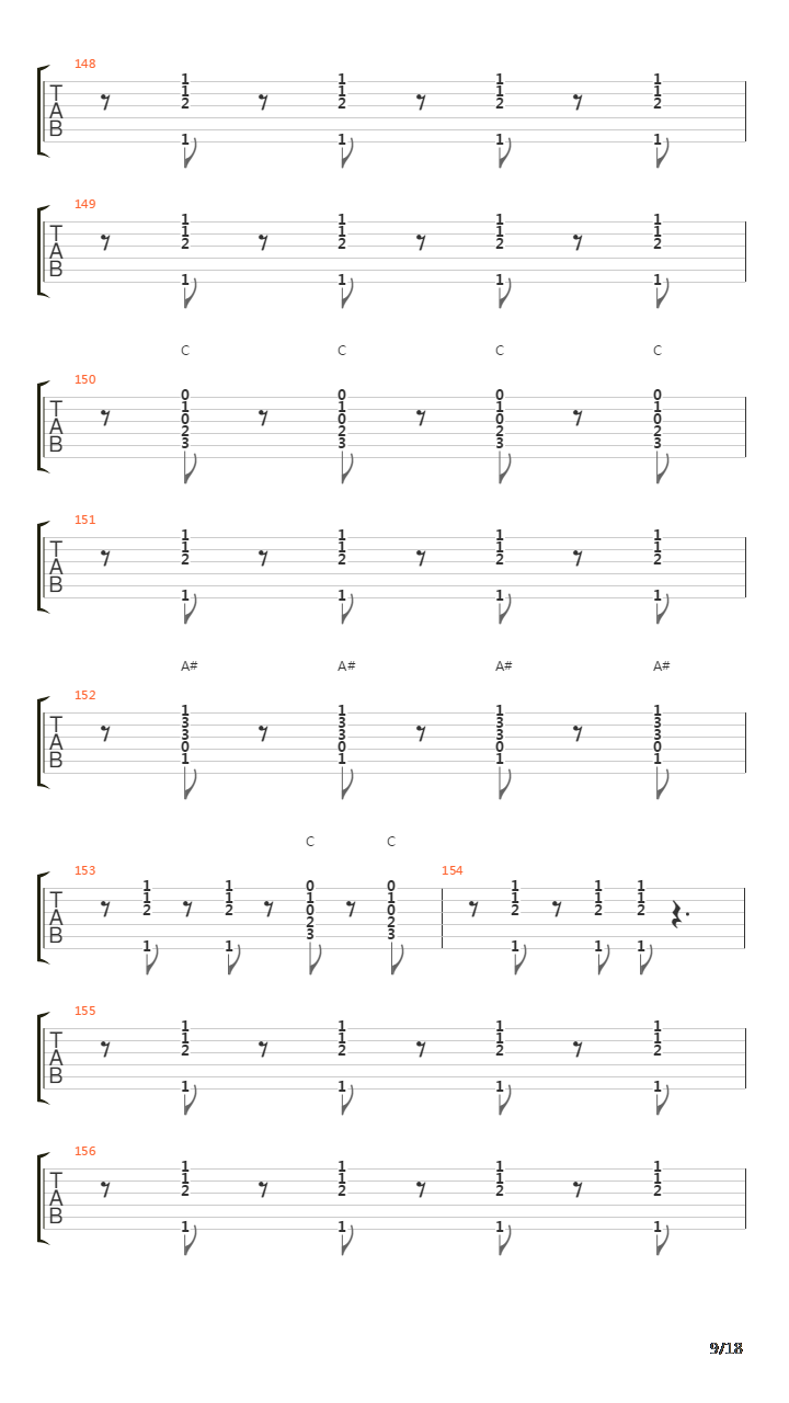 Kasposos吉他谱