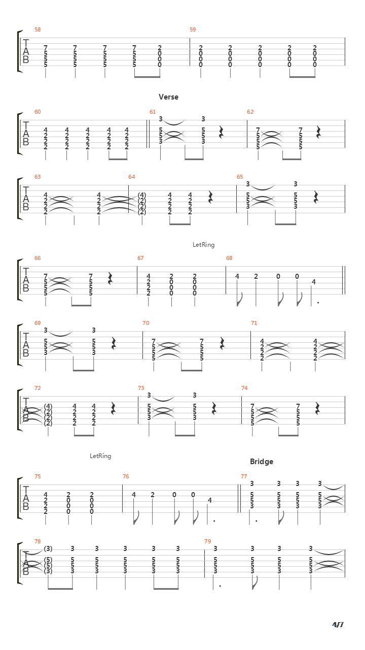 A Little More吉他谱