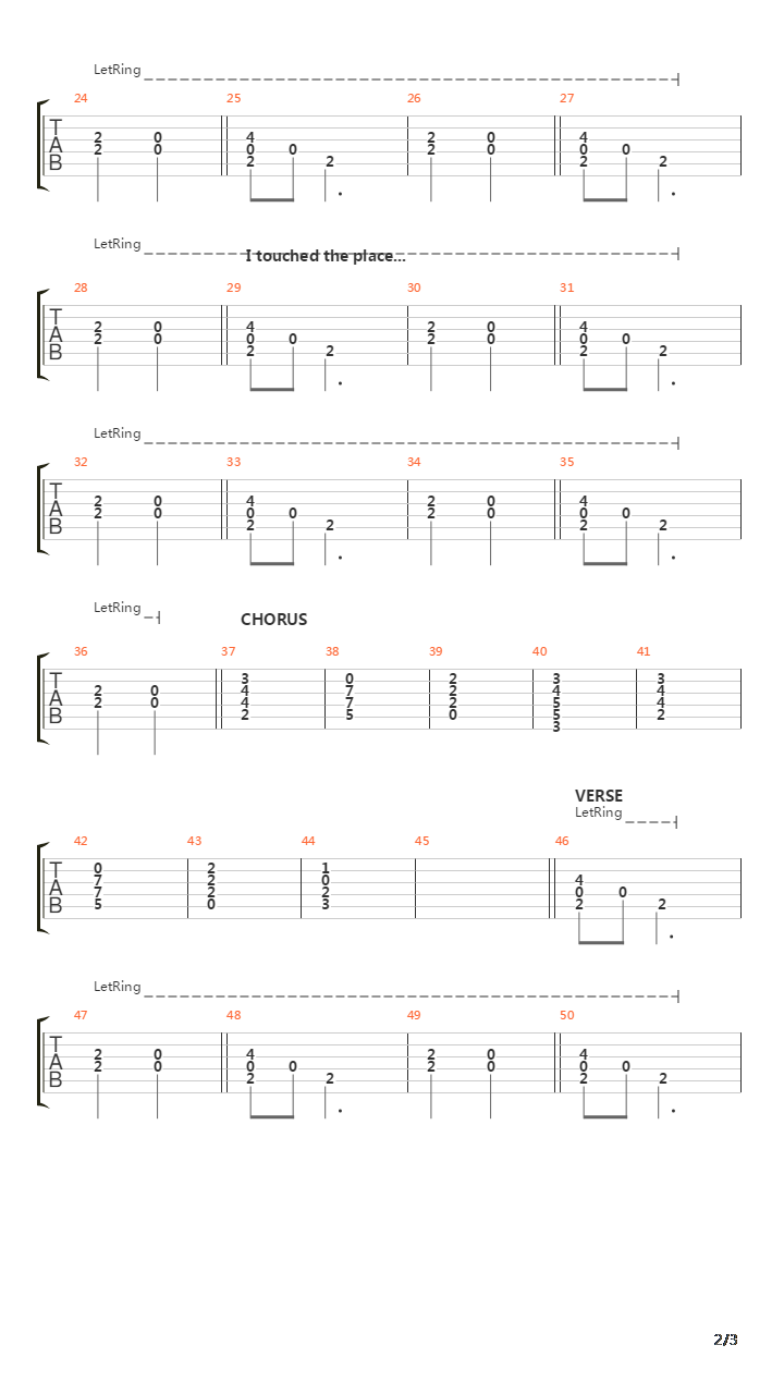 Set The Fire To The Third Bar吉他谱