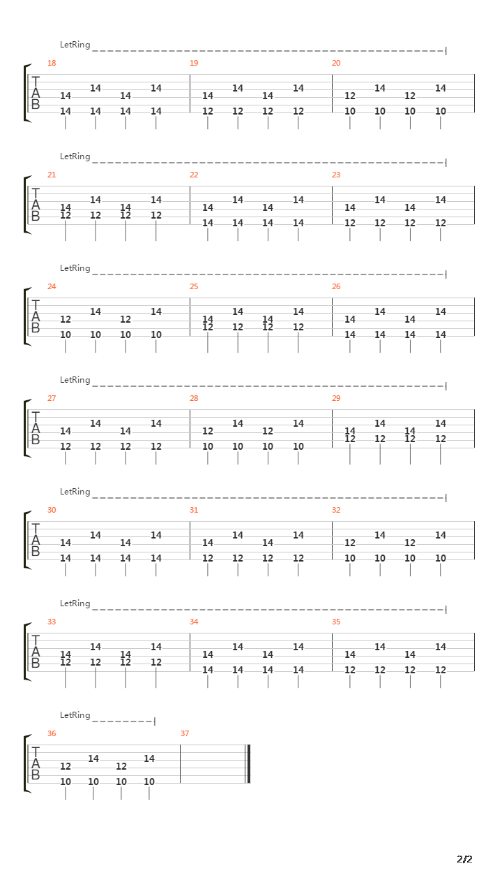 Signal Fire吉他谱