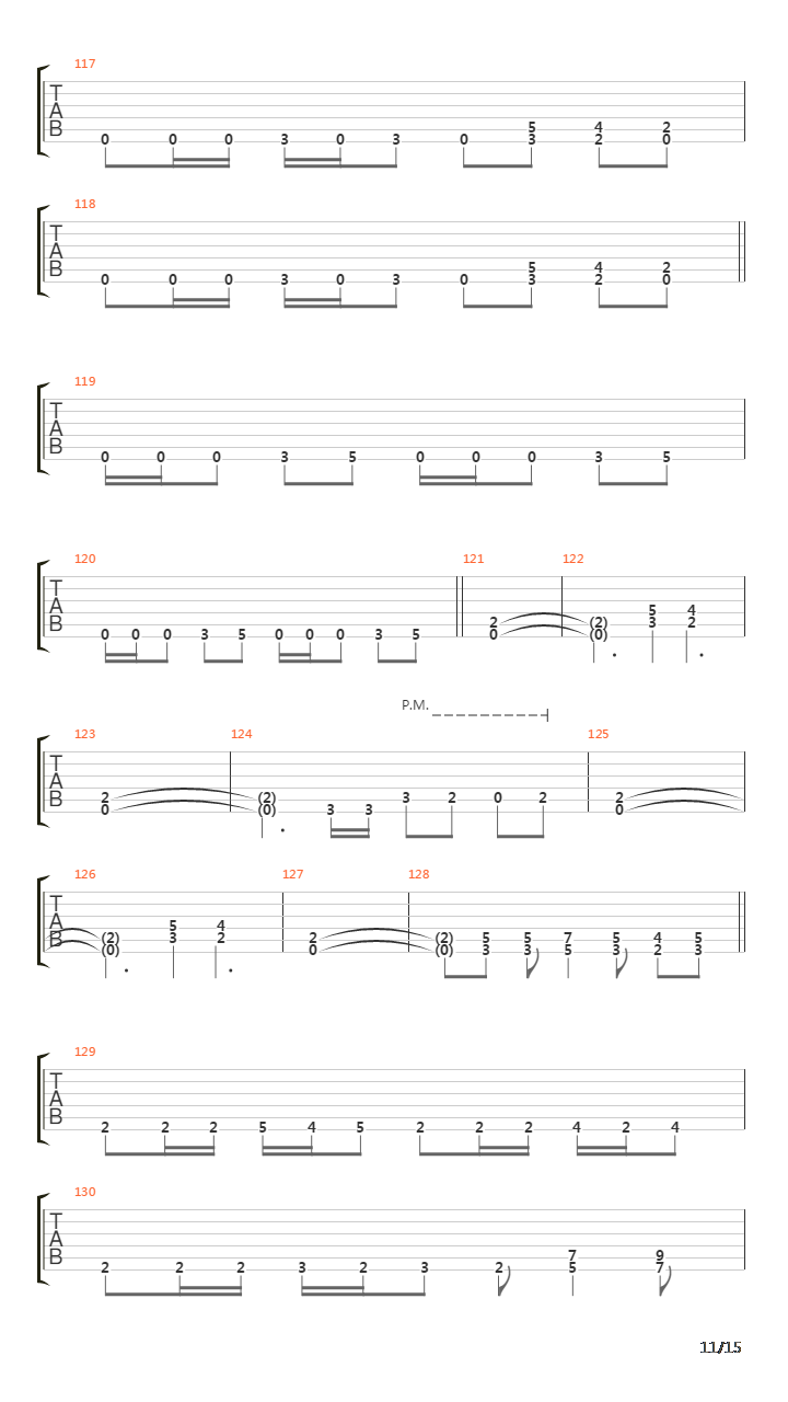 M-16吉他谱