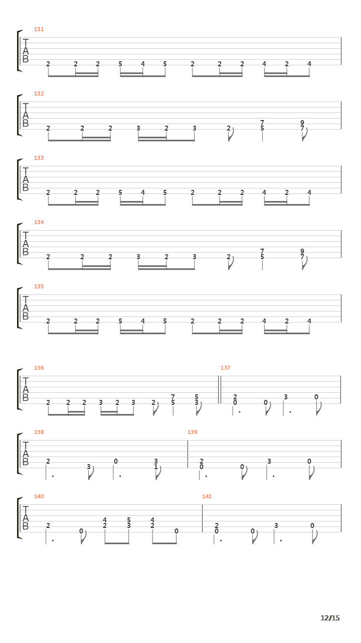 M-16吉他谱