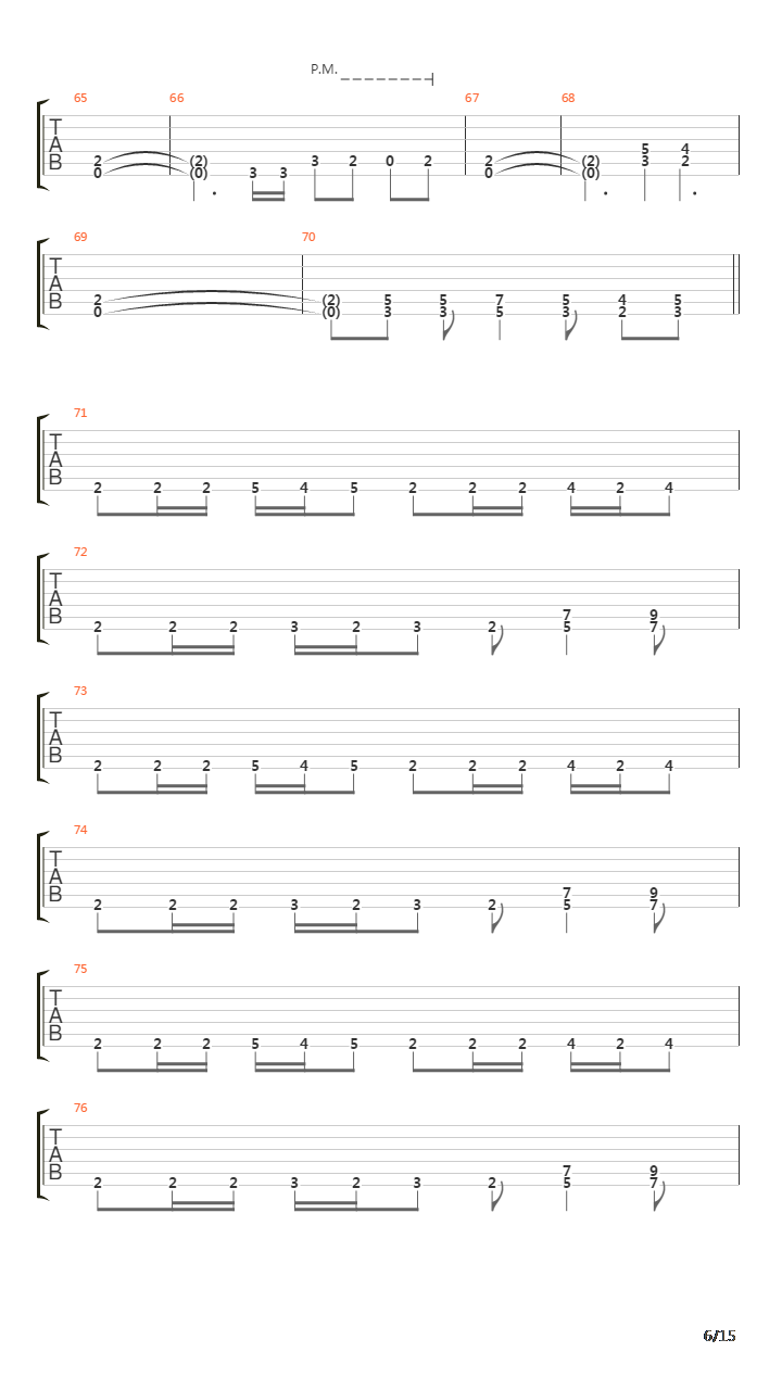 M-16吉他谱