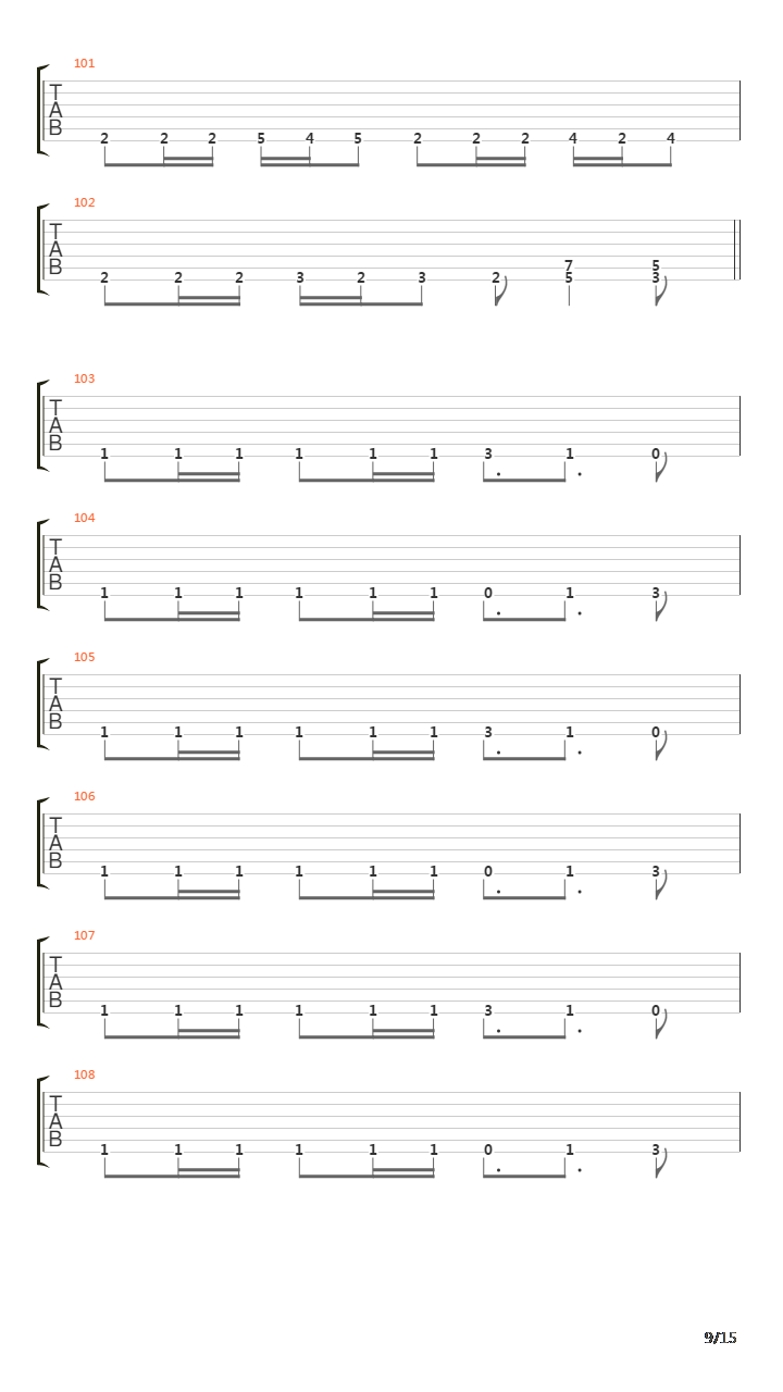 M-16吉他谱