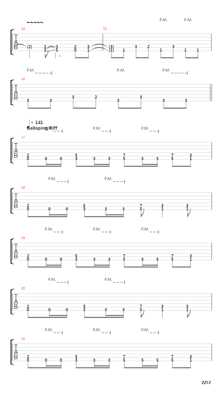 M-16吉他谱