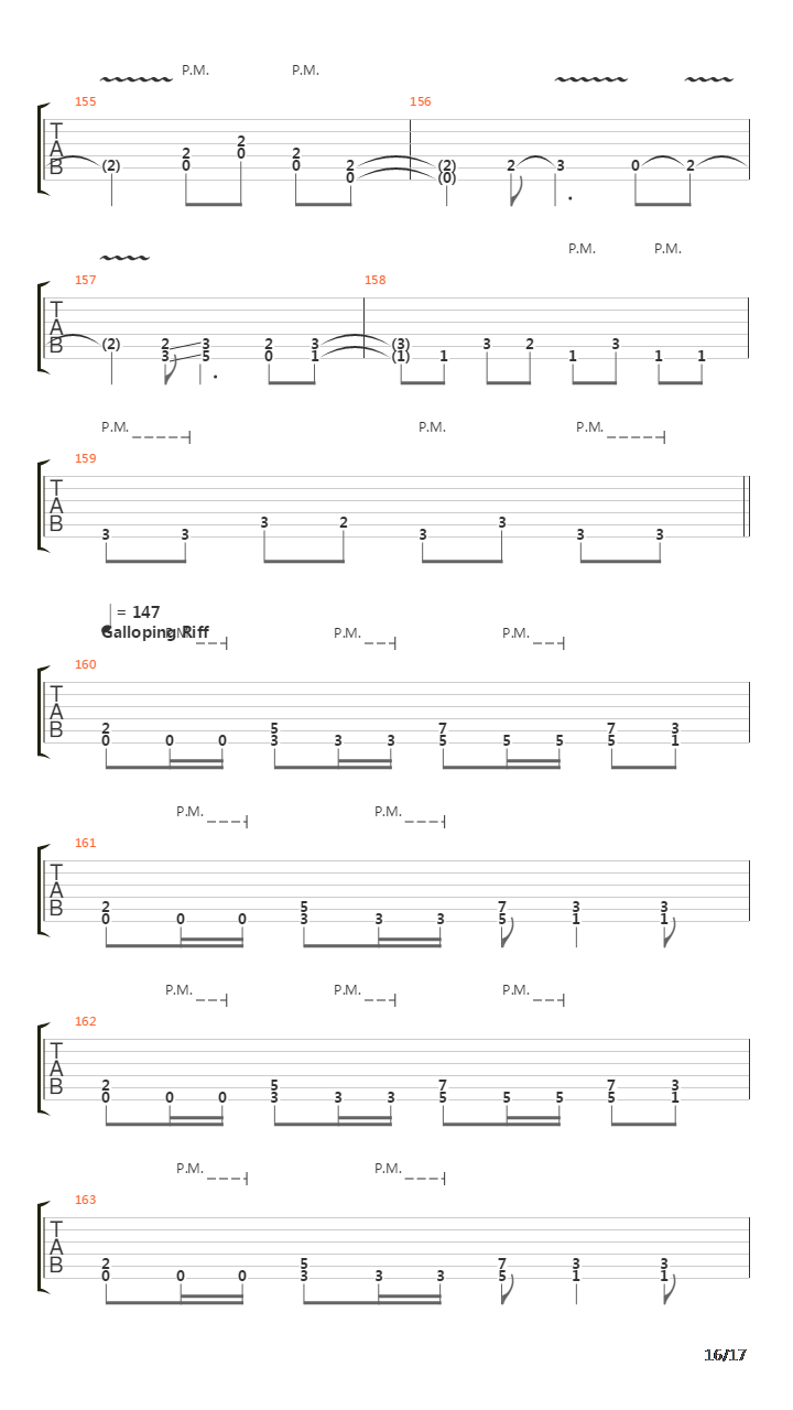 M-16吉他谱