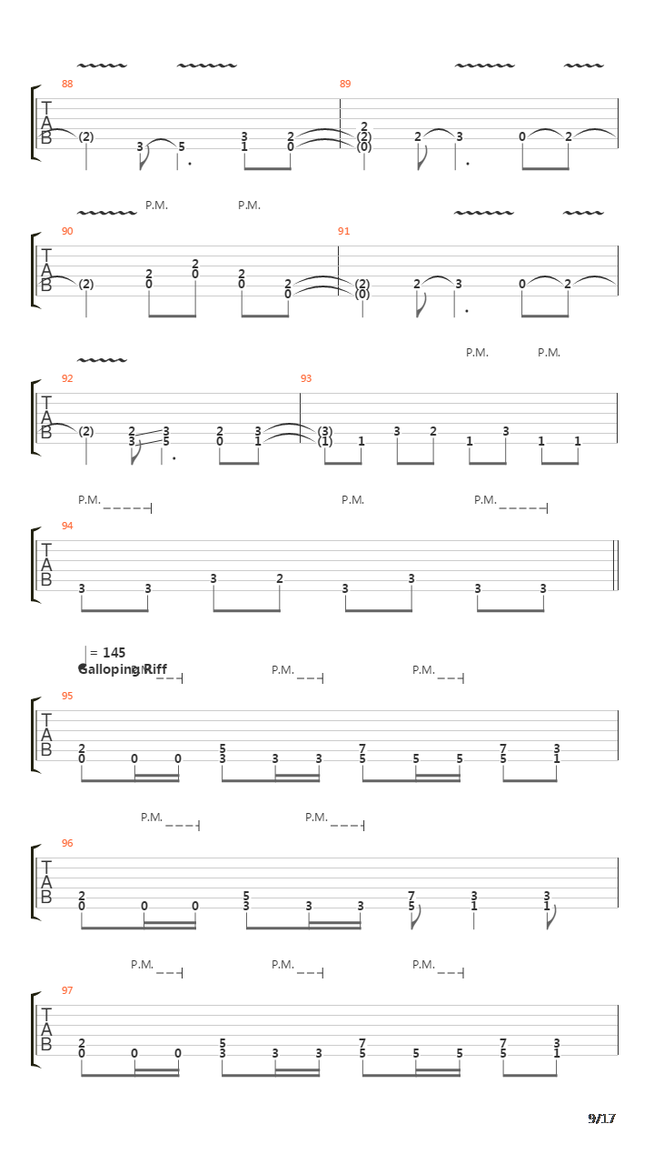 M-16吉他谱