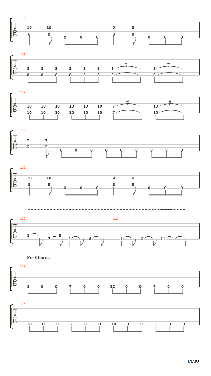 As The Sleeper Awakes吉他谱