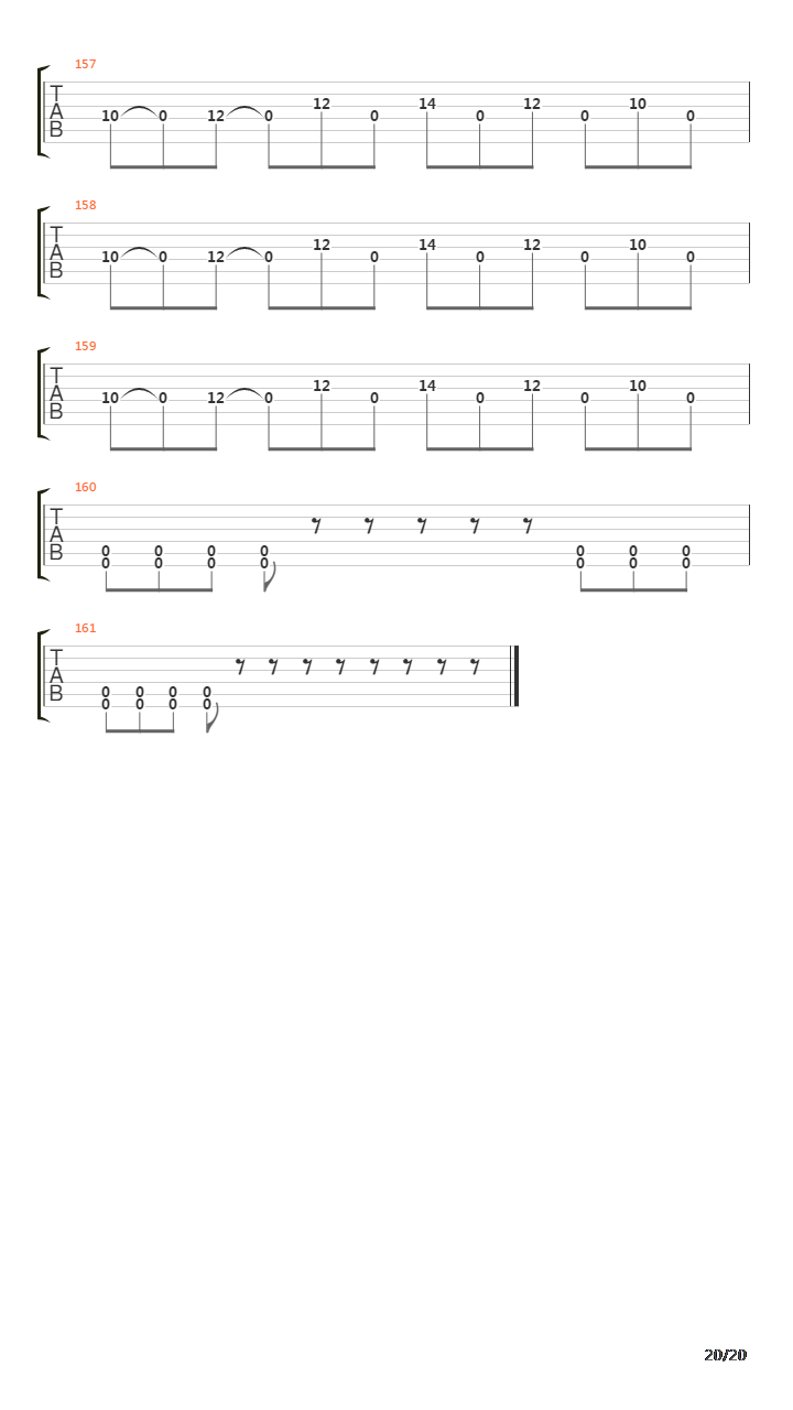 As The Sleeper Awakes吉他谱