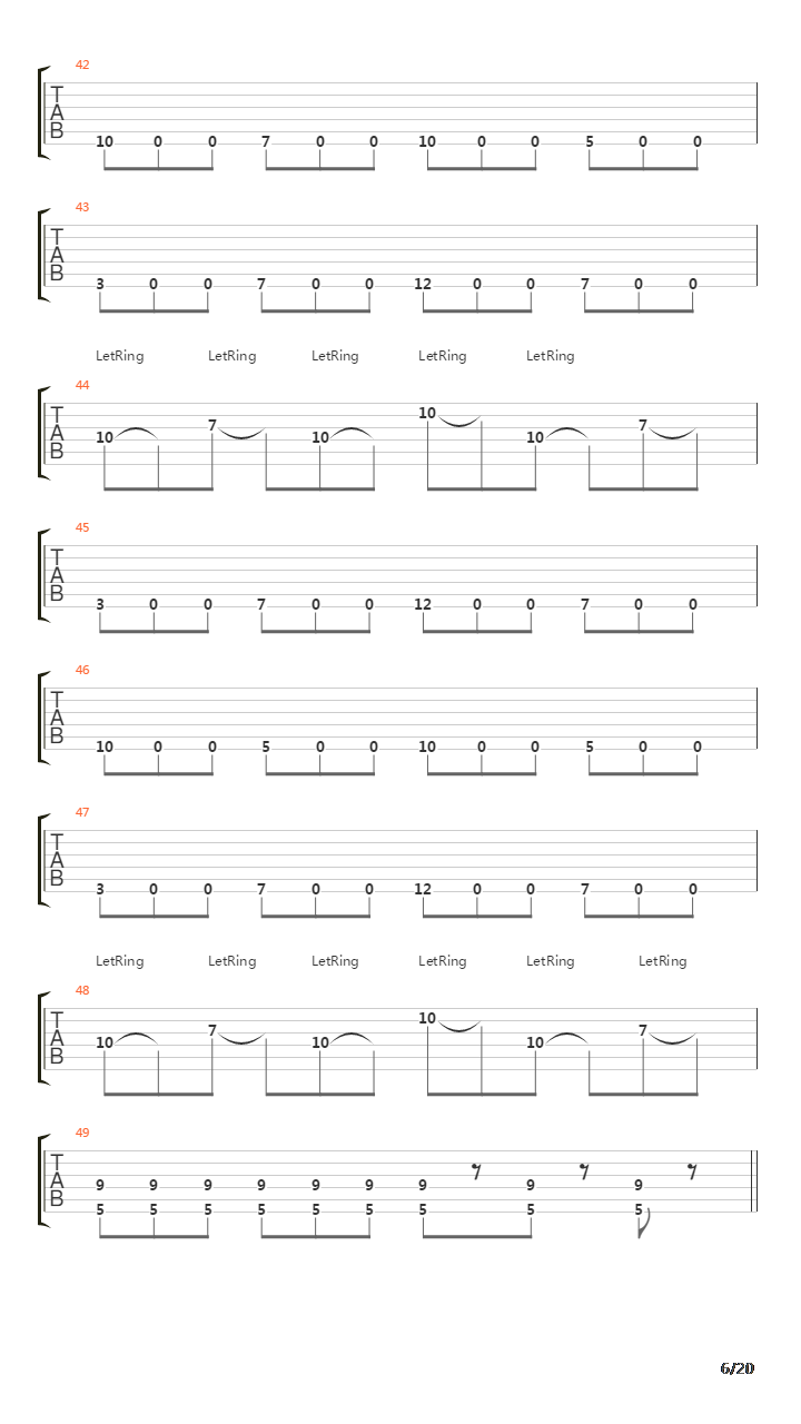 As The Sleeper Awakes吉他谱