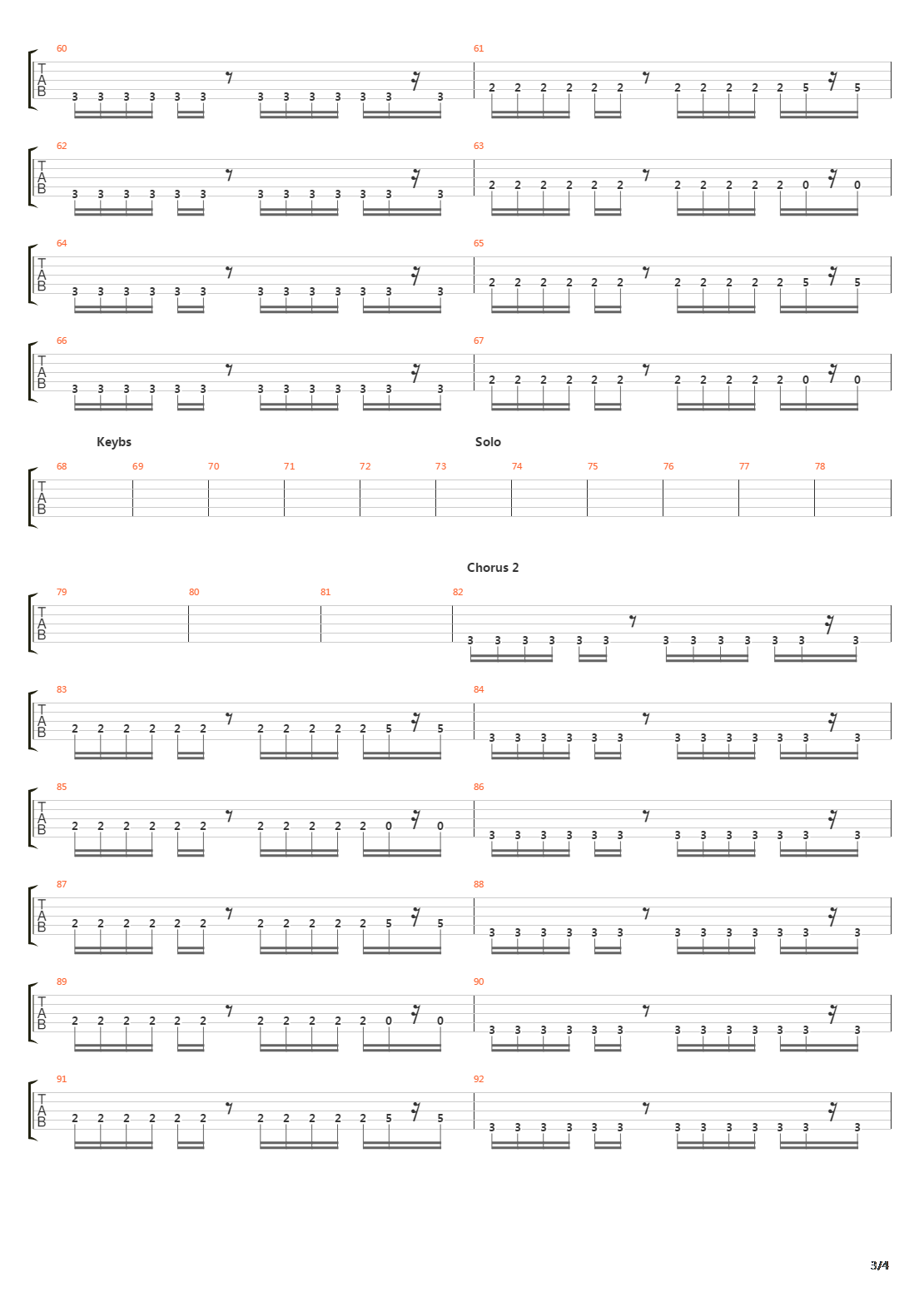 Departure Plan吉他谱